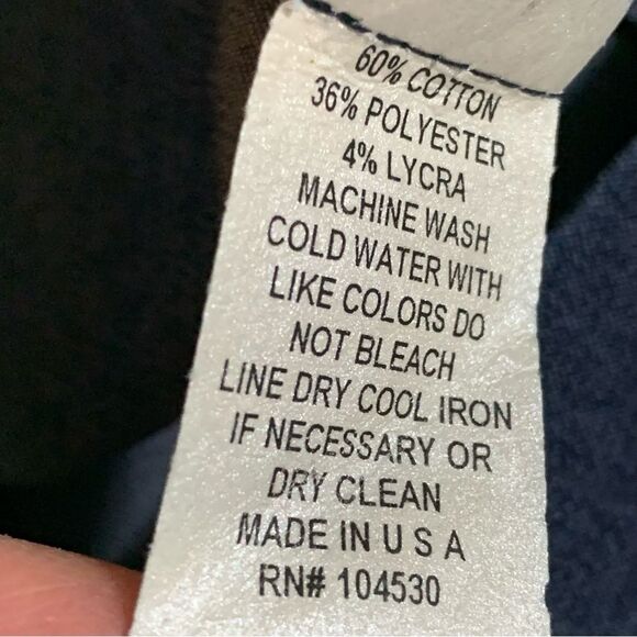 ERIK STEWART Vintage Denim Blazer Women's Sz 2 Dark Blue Two Button Pocket. - Picture 8 of 13